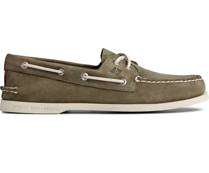 Sperry Authentic Original Surf Boat Shoes - Men's Boat Shoes - Olive [HC6917054] Sperry Top Sider Ir